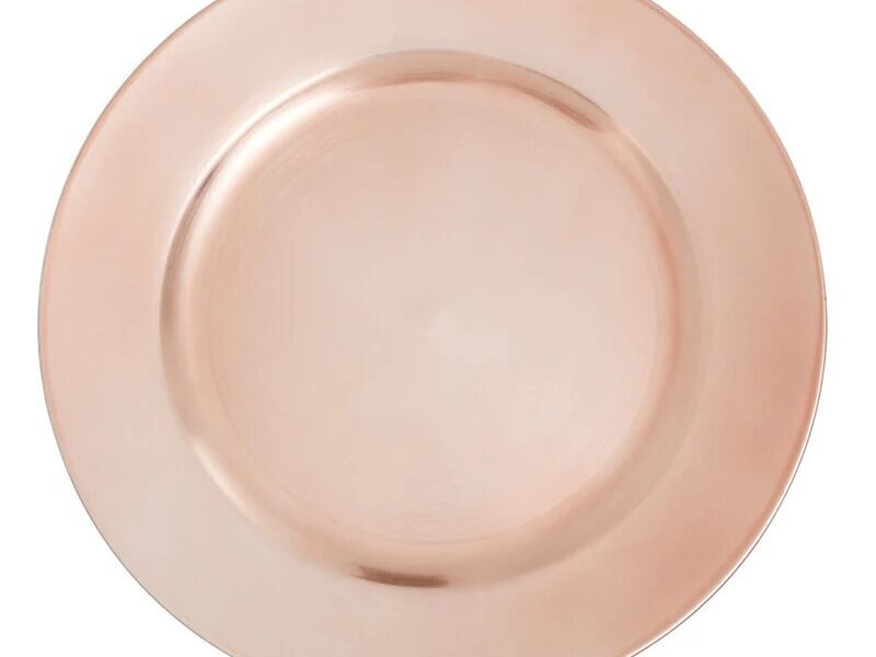 Rose Gold Charger Plate