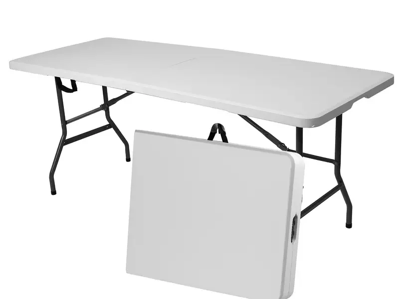 Rectangular 6 Inch Folding Table