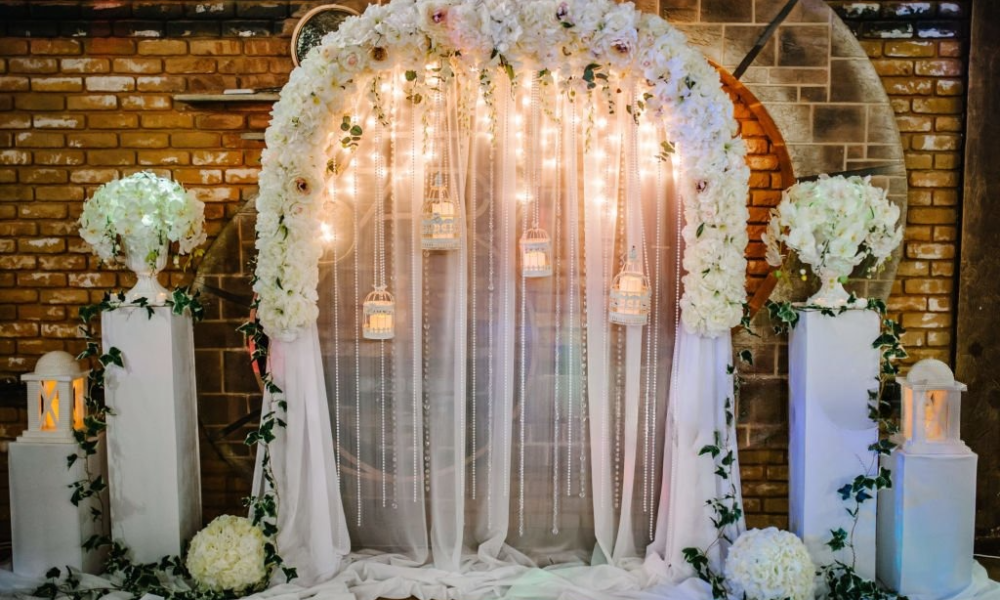 Wedding White Dream Backdrop