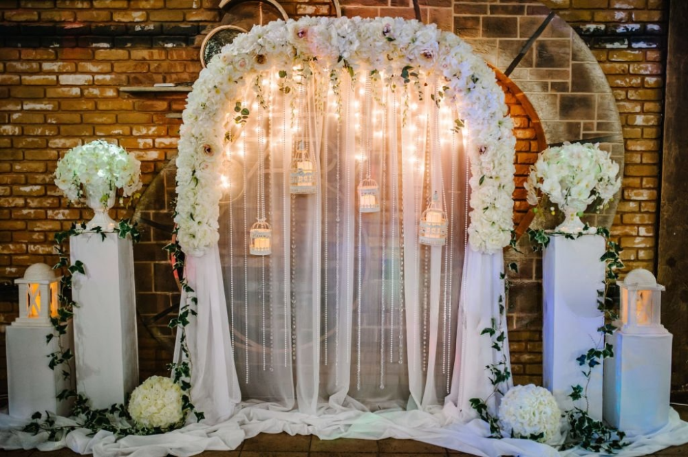 Wedding White Dream Backdrop