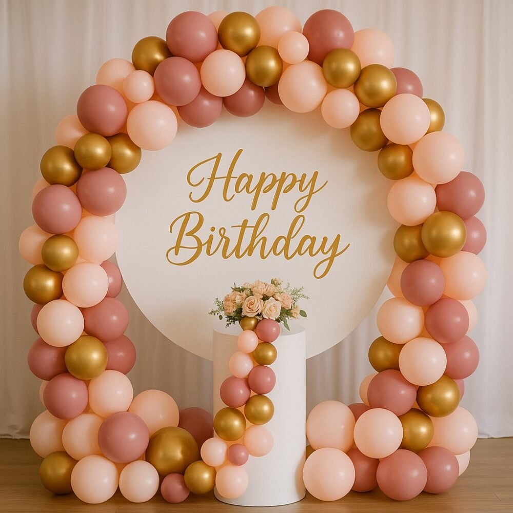 Birthday Coral Elegance