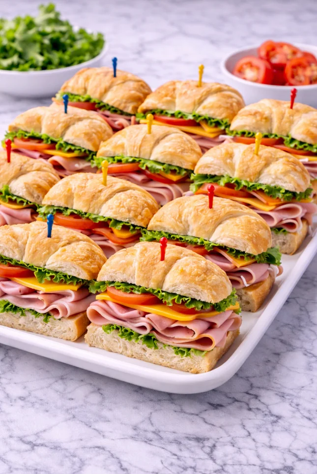 Ham & Cheese Sandwiches