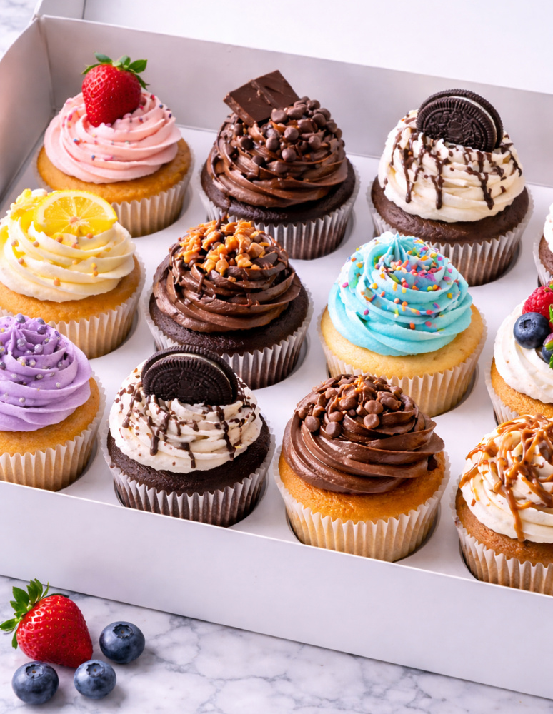 Assorted Gourmet Cupcakes