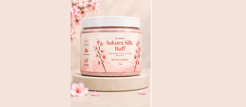 Sakura Silk Buff